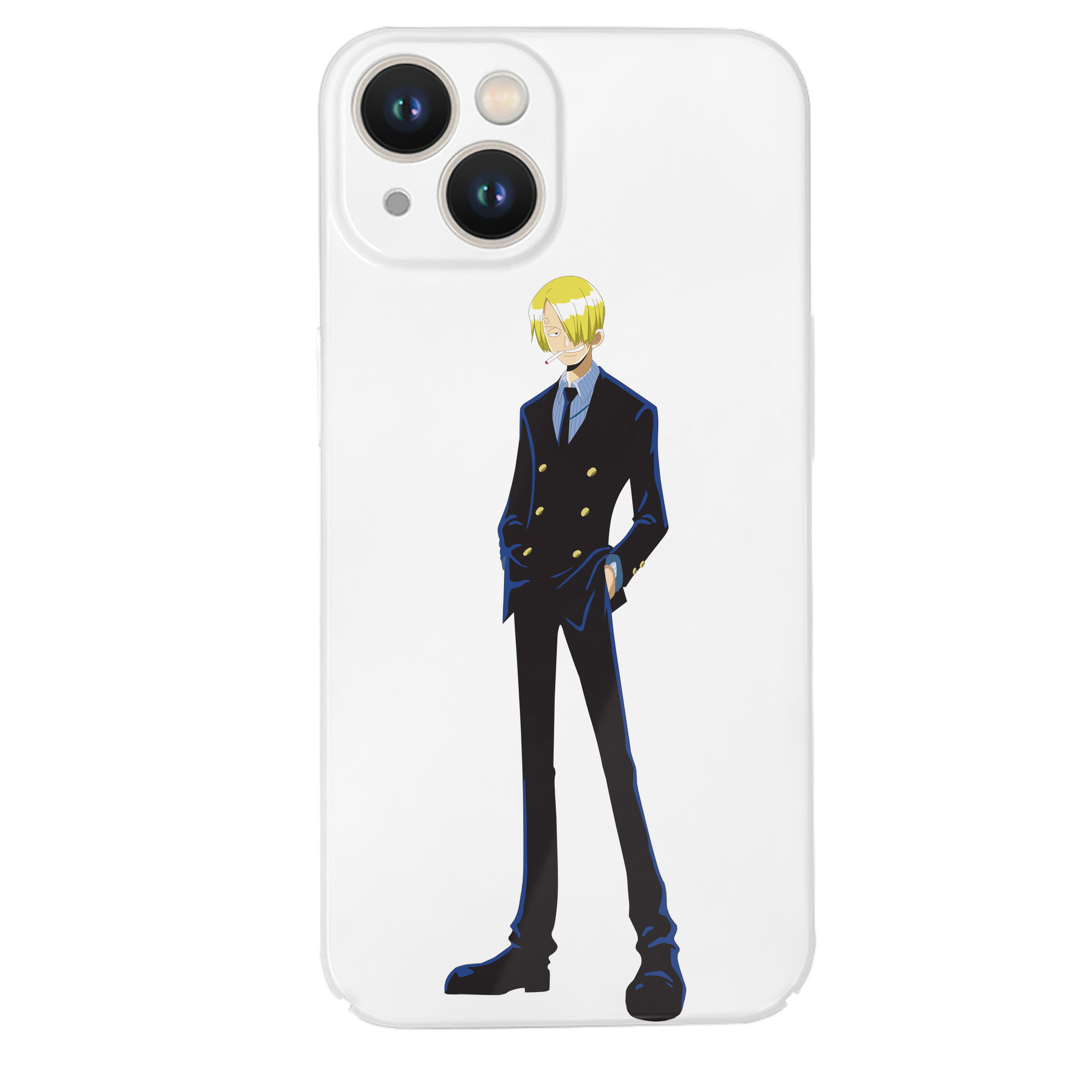 （画像用） ワンピース サンジ ONE PIECE Sanji 【iPhone 14シリーズ対応】ハードケース
